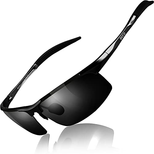 DUCO Mens Sports Polarized Sunglasses UV Protection Sunglasses for Men 8177s - Image 1
