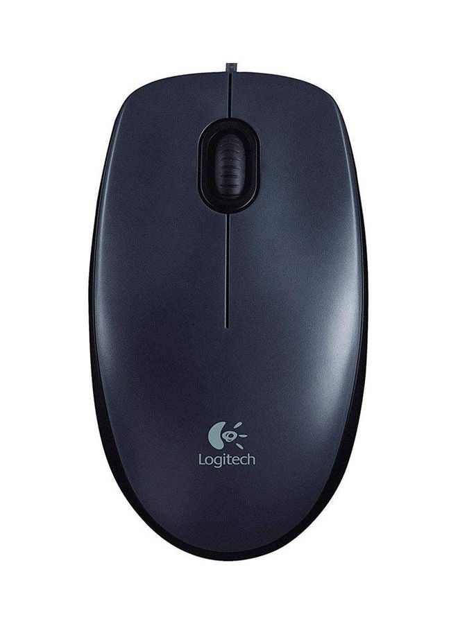 Logitech M90 Usb Mouse Dark-Grey - Image 1