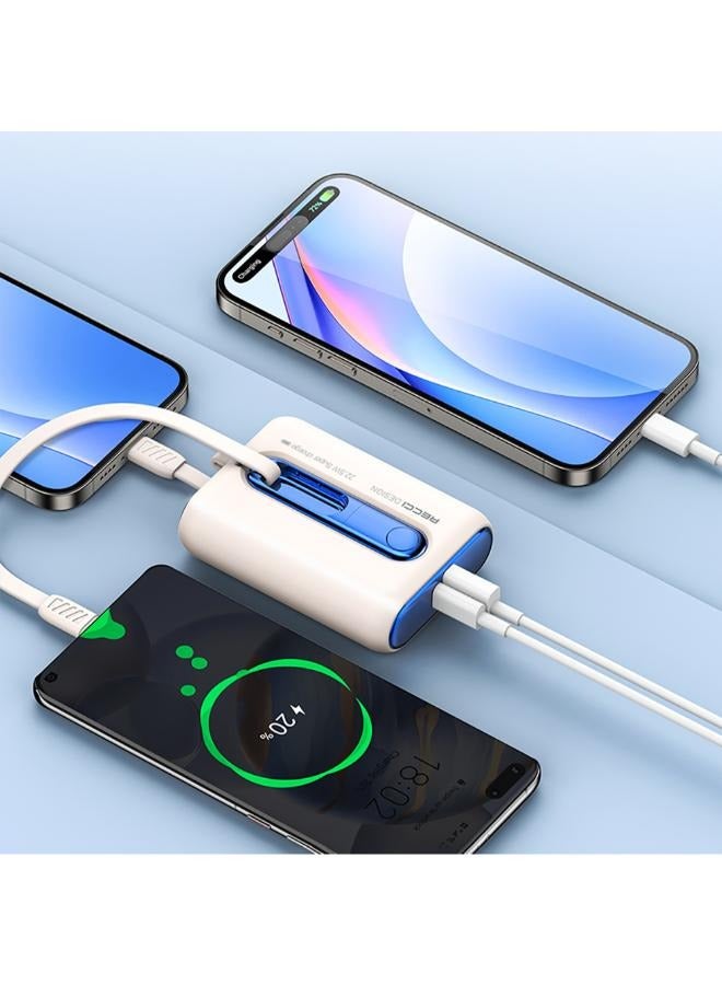 ريتشي باور بانك ريتشي RPB-P12C PD، شحن سريع بقوة 20 واط، مزود بحزام وكابل من النوع C، سعة 22.5 واط، 9000 مللي أمبير/ساعة - Image 2