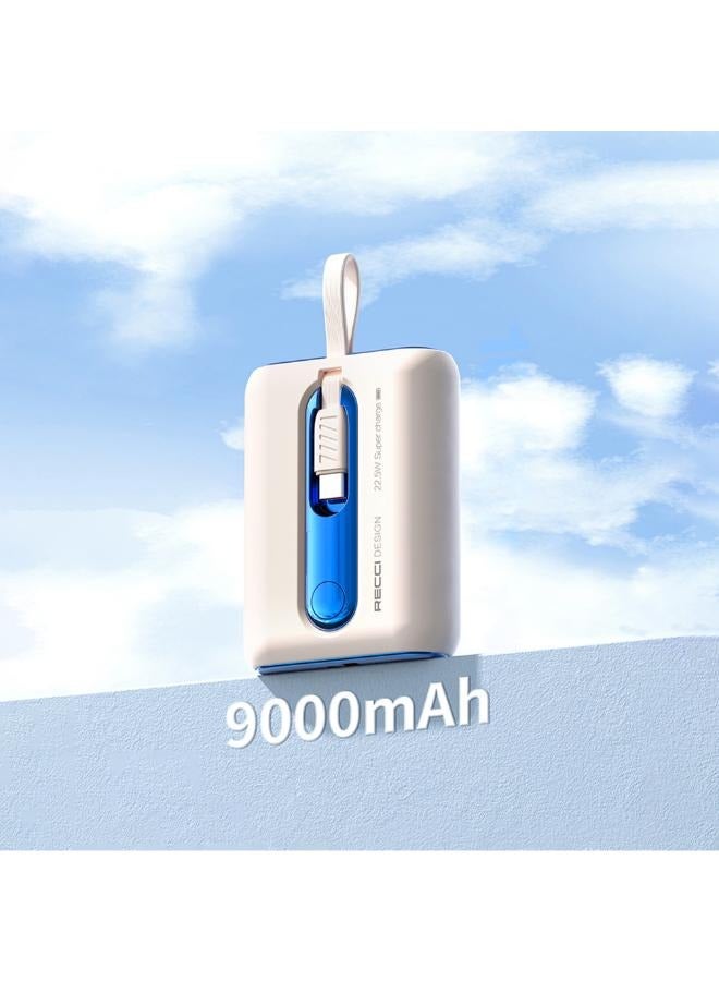 ريتشي باور بانك ريتشي RPB-P12C PD، شحن سريع بقوة 20 واط، مزود بحزام وكابل من النوع C، سعة 22.5 واط، 9000 مللي أمبير/ساعة - Image 3