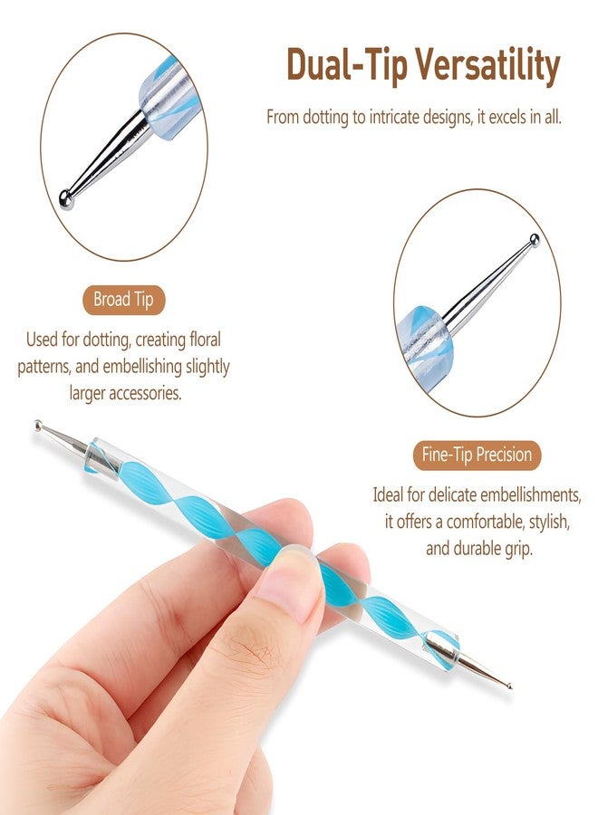 Kootinn Embossing and Clay Sculpting Dotting Tool Set, Ball Stylus for Nail Art, 2 Way Sizes for Diverse Patterns - Image 5