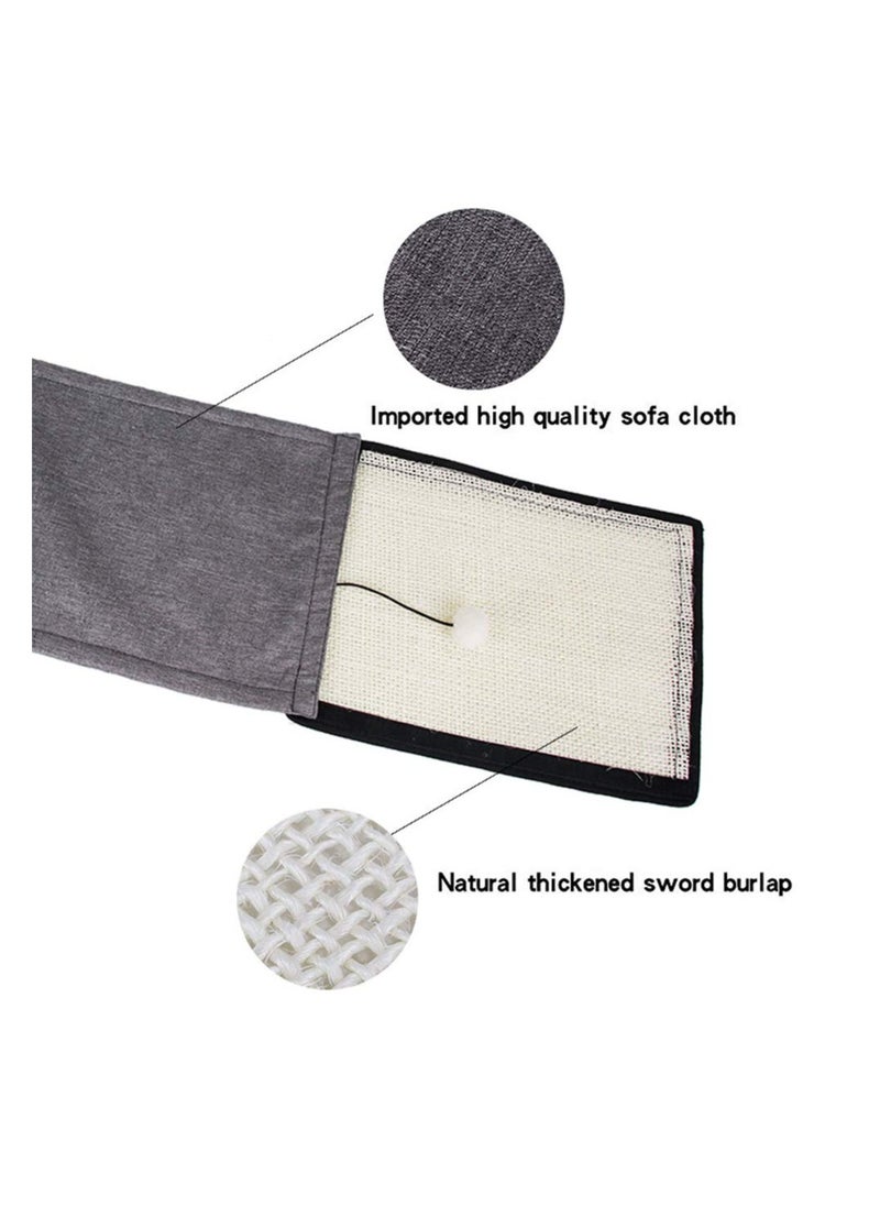 KASTWAVE - Cat Scratching Mat Sofa Furniture Protector, Natural Sisal Cat Scratching Pad, Couch Cover Guard, Cat Grinding Claw Toy - Image 1