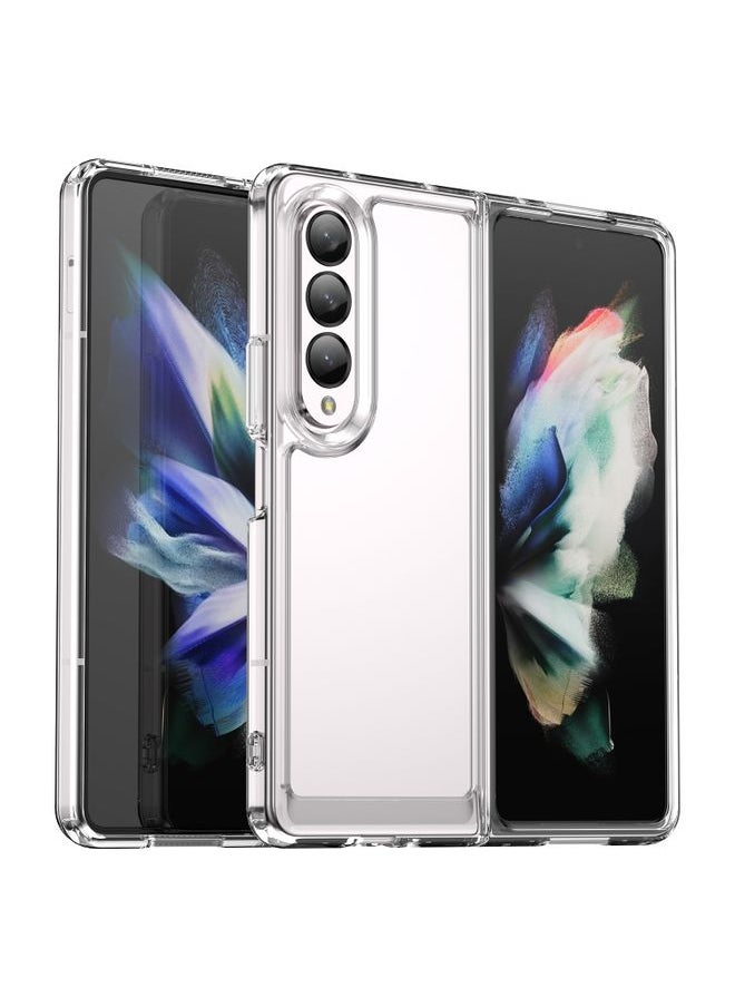 Generic Case Cover For Samsung Galaxy Z Fold3 5G Colorful Series Acrylic + TPU Phone Case Transparent 