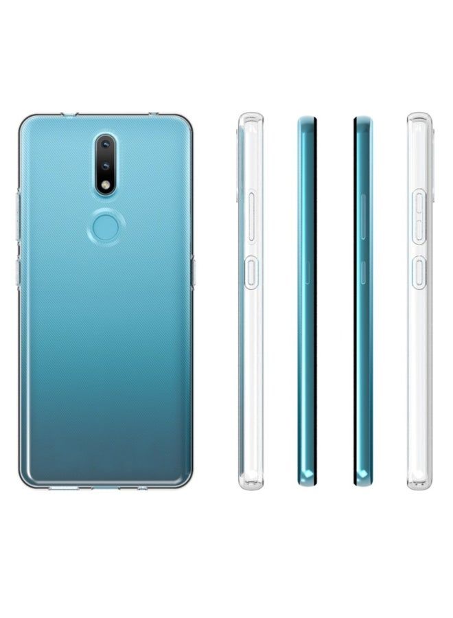 vesus Protective Case Cover for Nokia 2.4 Clear