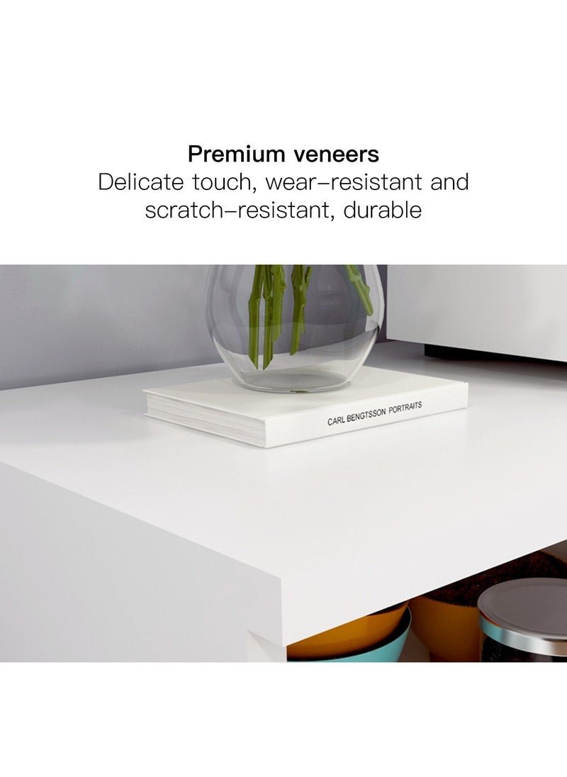 Sharpdo Modern Simple Multifunctional Kitchen Storage Cabinet Sideboard 90*30*80cm  - Image 4