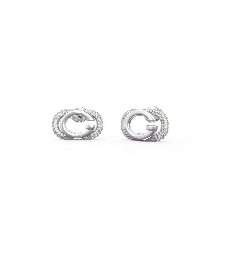 GUESS Logo Detail Stud Earrings  - Image 1