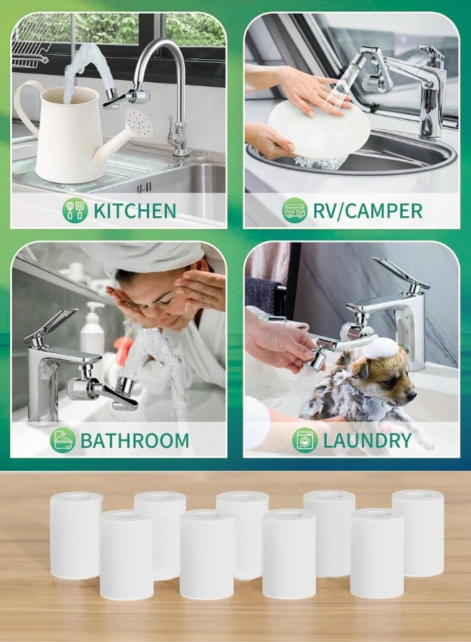 Chase Up Water Filter for Sink 1080°Rotating Faucet Extender Aerator - Bathroom Sink Filter for Skin Face Wash, Kitchen Faucet Filter Tap, 2 Modes Spray - Image 2
