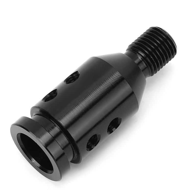 M12x1.25 Shift Knob Adapter Black Aluminum Alloy - Precision Manufactured Shift Threaded Adapter - Durable Shift Knob Retainer for Car Interior Upgrade - Image 3