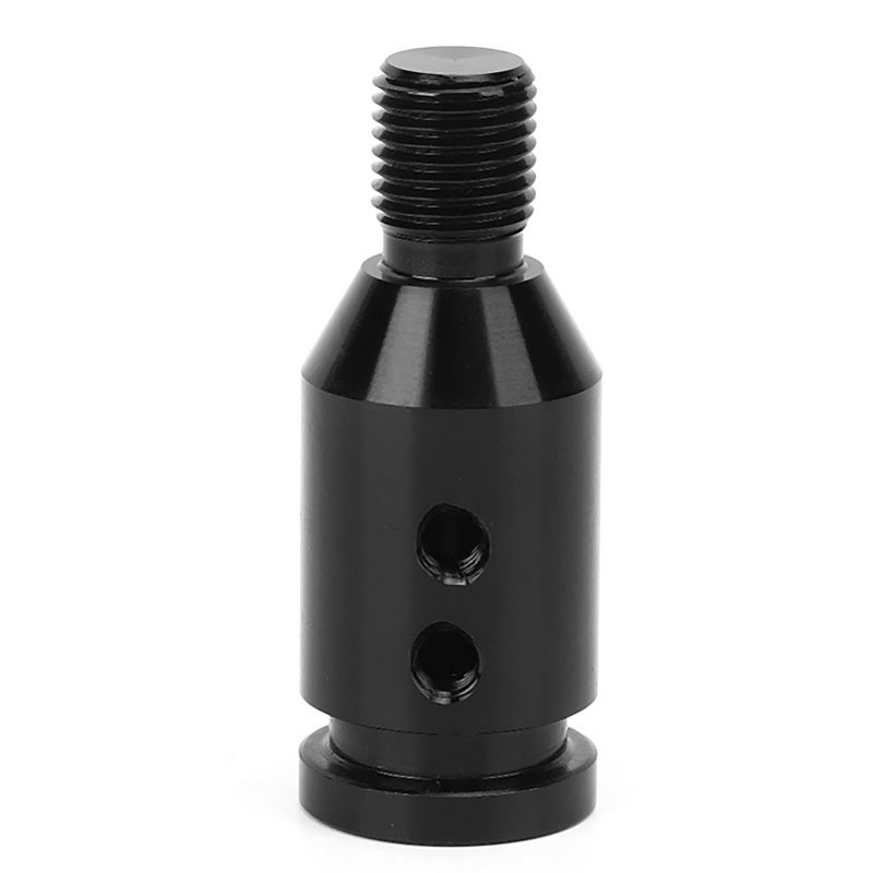 M12x1.25 Shift Knob Adapter Black Aluminum Alloy - Precision Manufactured Shift Threaded Adapter - Durable Shift Knob Retainer for Car Interior Upgrade - Image 2
