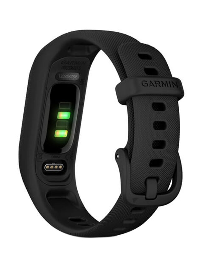 جارمين Vivosmart 5 - S/M - عمر بطارية يصل إلى 7 أيام - شاشة OLED مقاس 0.41 بوصة، مقاومة للخدش، أكريليك، مراقب معدل ضربات القلب، تتبع الإجهاد، تتبع نظام تحديد المواقع العالمي (GPS)، تتبع الخطوات، متوافق مع iOS وأندرويد أسود - Image 4