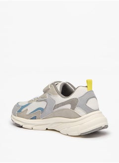 LBL by Shoexpress Boy's Panelled Shoes with Hook and Loop Closure  - Image 2