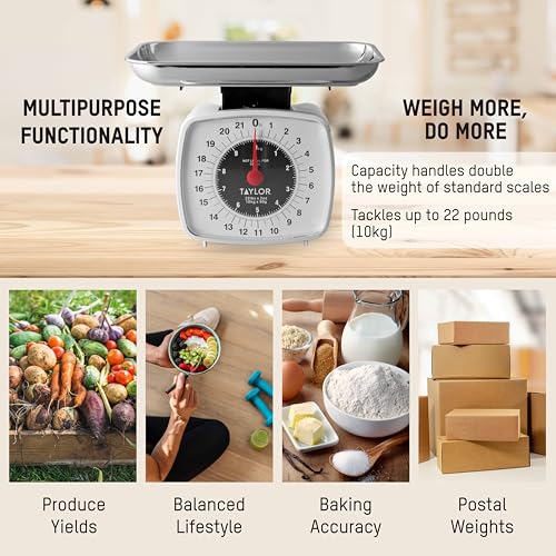 Taylor Precision Products Kitchen Scale (22-Pound/10-Kilogram) - Image 4