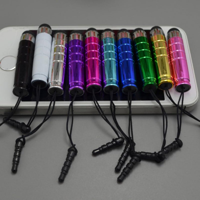 20 Pack Touch Pen Dust Plugs For All Touchscreen Devices Random Colors Protects Charging Port - Image 3