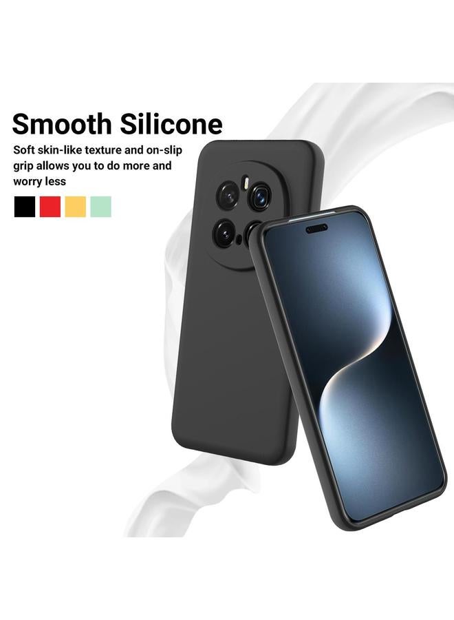 S-TOP Case For Honor Magic7 Pro Pure Color Liquid Silicone Shockproof Phone Case - Image 3