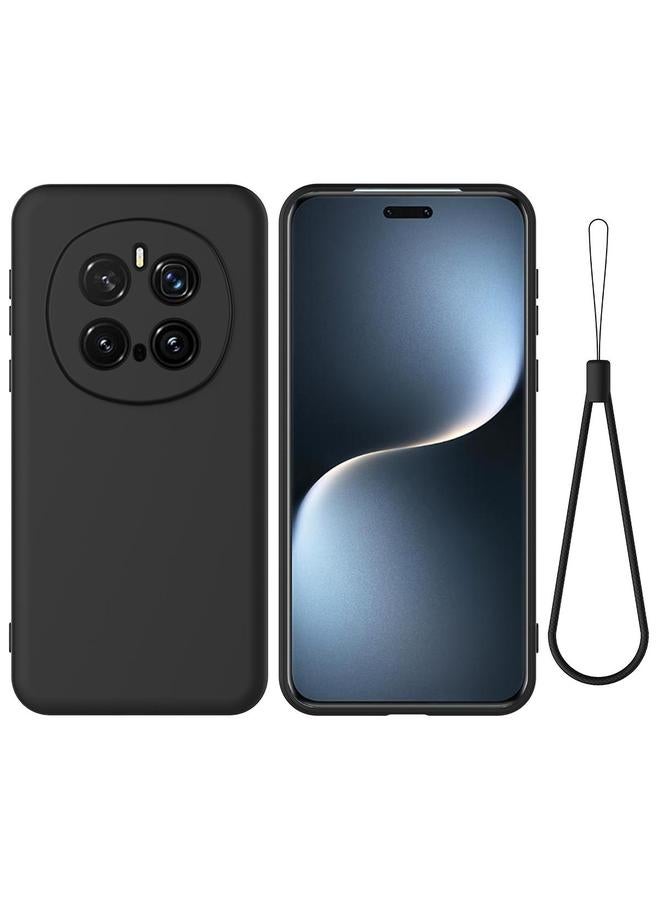 S-TOP Case For Honor Magic7 Pro Pure Color Liquid Silicone Shockproof Phone Case - Image 1