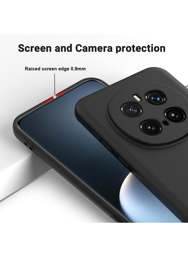 S-TOP Case For Honor Magic7 Pro Pure Color Liquid Silicone Shockproof Phone Case - Image 4