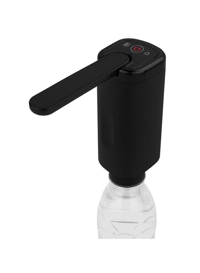 Smart touch-sensitive electric water pump, USB rechargeable - black  - Image 2