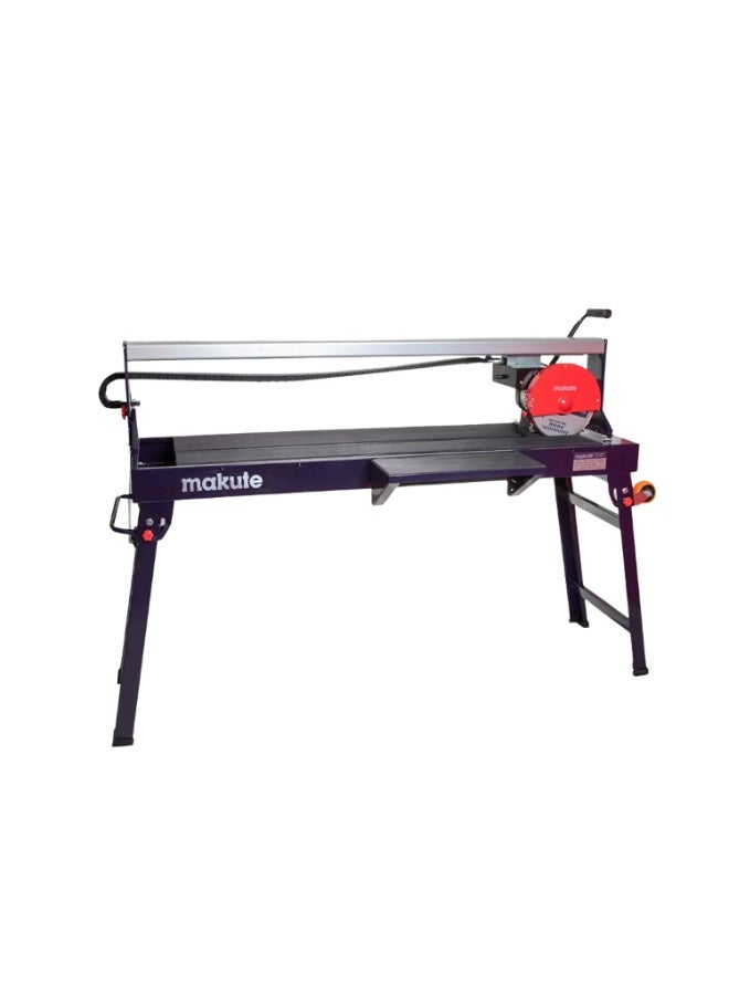 ماكيوت قاطع بلاط كهربائي 1500 وات، منشار ماسي عالي التحمل 230 مم للسيراميك وبلاط الأرضيات، أداة كهربائية صناعية عالية الدقة مع قبضة مريحة، برتقالي/أسود - TS121-230C - Image 1