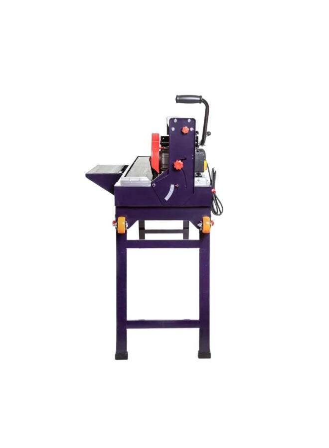 ماكيوت قاطع بلاط كهربائي 1500 وات، منشار ماسي عالي التحمل 230 مم للسيراميك وبلاط الأرضيات، أداة كهربائية صناعية عالية الدقة مع قبضة مريحة، برتقالي/أسود - TS121-230C - Image 3