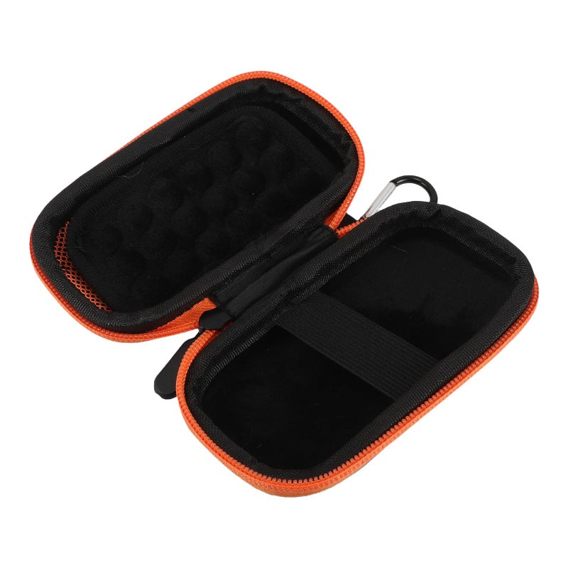 Shockproof EVA Hard Shell Storage Box With Orange Zipper Portable Hard Drive Case - Image 2