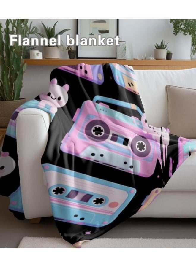 general Children's or student cartoon flannel thin blanket (warm and comfortable, suitable for sleep, games) 100cm*150cm - 429 - Image 1
