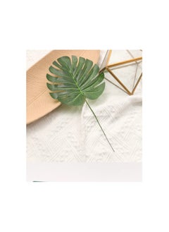 Generic 5 Pack Artificial Palm Plants Leaves Faux Turtle Leaf Fake Tropical Large Palm Tree Leaves Imitation Leaf Artificial Plants for Home  - Image 5