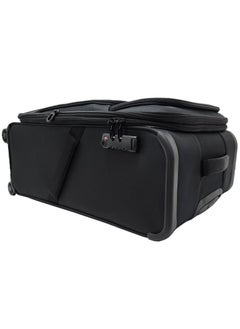 Track Lightweight Soft Shell Luggage Set of 3 Expandable Suitcase - Trolley Bags for Travel with 4 Double Wheels & TSA Lock  - Image 4