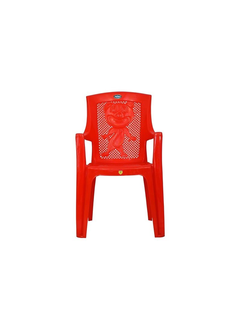 PRIMA Prima Baby Plastic Chair 114 Strong Durable and Comfortable with Backrest for Kids Study Play for HomeSchoolDining for 2 to 6 Years Age  - Image 1