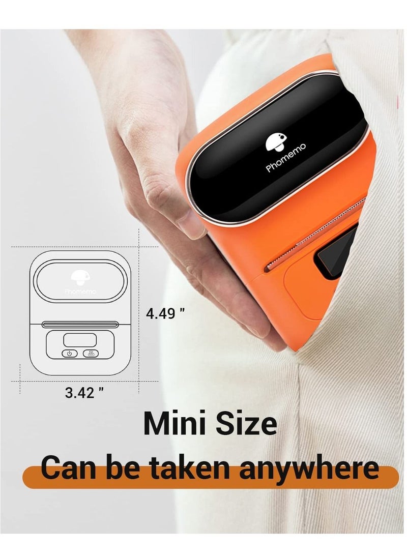 phomemo Portable Bluetooth Thermal Label Printer for Clothing Jewelry Retail Mailing Compatible with Android & iOS System - Image 2