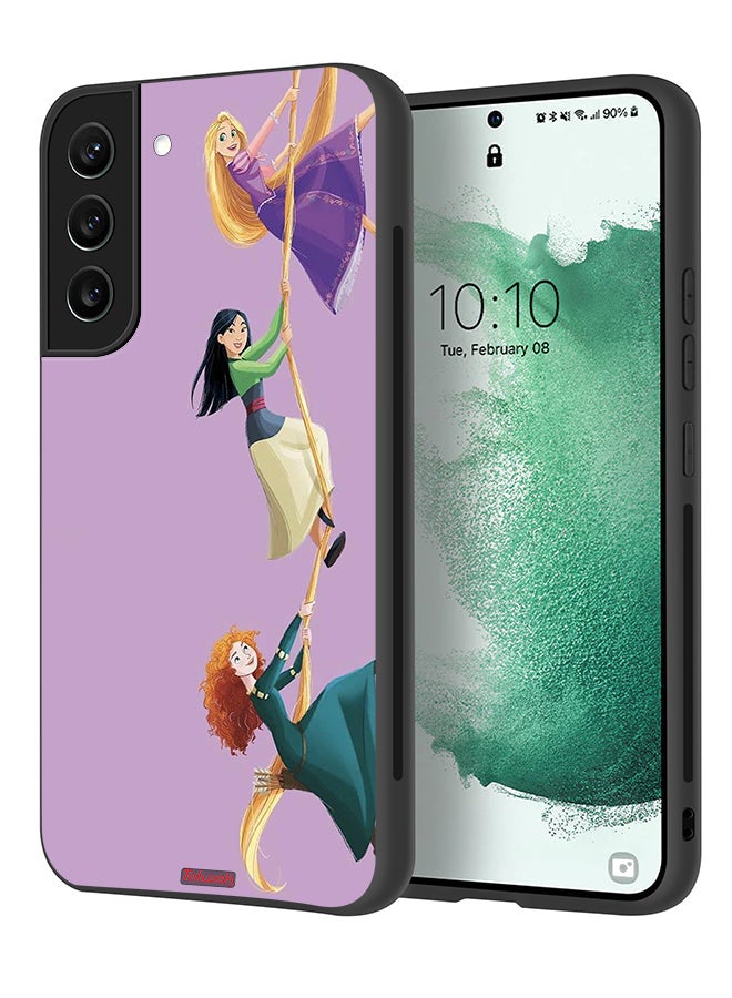 Tolwak Samsung Galaxy S21 Plus 5G Protective Case Cover Girls Climbing Art - Image 1