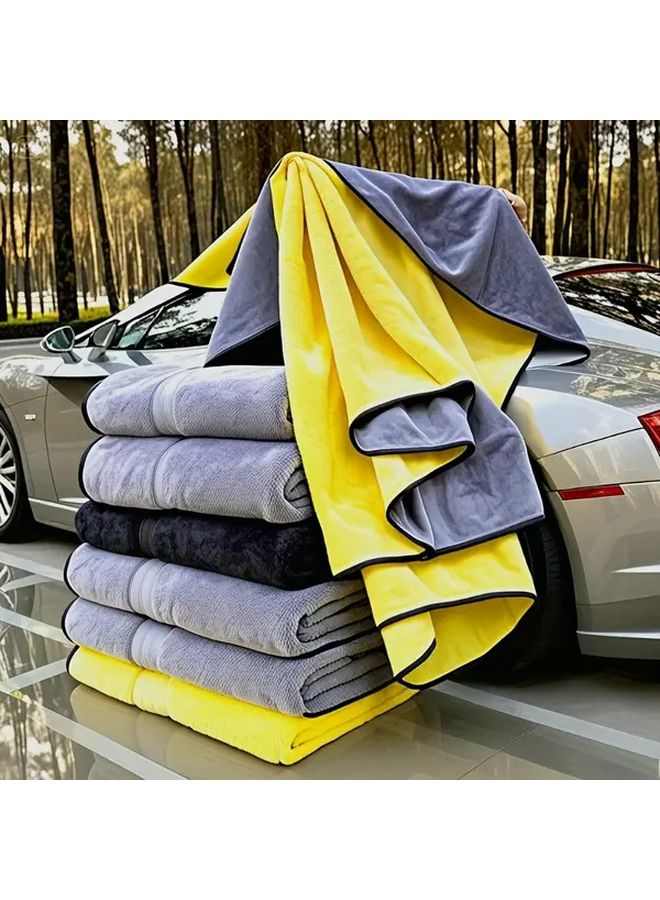 Super Absorbent Microfiber Towel 30x60cm Quick Dry Ergonomic Multi Purpose Cleaning Cloth for Car Kitchen Bathroom Outdoor Home Use - Image 1
