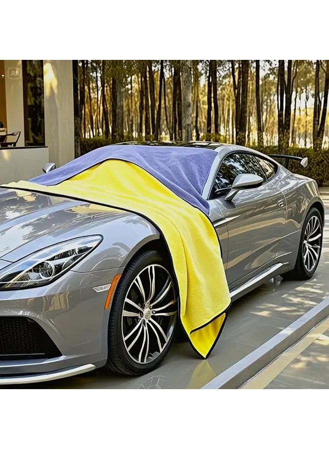 Super Absorbent Microfiber Towel 30x60cm Quick Dry Ergonomic Multi Purpose Cleaning Cloth for Car Kitchen Bathroom Outdoor Home Use - Image 5
