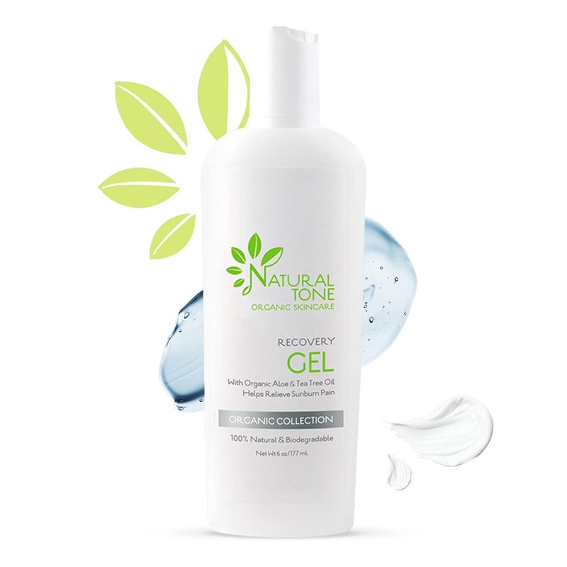 Natural Tone Organic Skincare Aloe Vera Recovery Gel 6 oz  Natural Tone Organic Skincare 