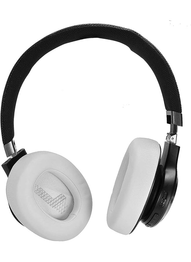 erorex - Live 650 Btnc E65Btnc Ear Cushion Memory Foam Ear Pads Replacement Compatible With Jbl E65 E65Btnc Duet Nc Live 650Btnc Live 660 Btnc Headphones White - Image 1