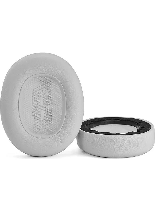 erorex - Live 650 Btnc E65Btnc Ear Cushion Memory Foam Ear Pads Replacement Compatible With Jbl E65 E65Btnc Duet Nc Live 650Btnc Live 660 Btnc Headphones White - Image 1