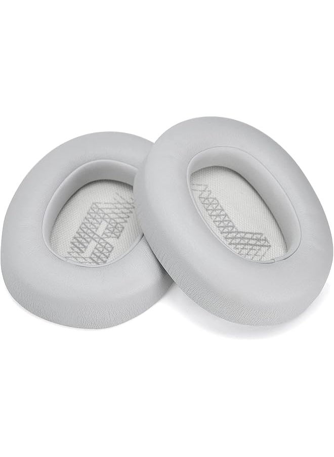 erorex - Live 650 Btnc E65Btnc Ear Cushion Memory Foam Ear Pads Replacement Compatible With Jbl E65 E65Btnc Duet Nc Live 650Btnc Live 660 Btnc Headphones White - Image 1