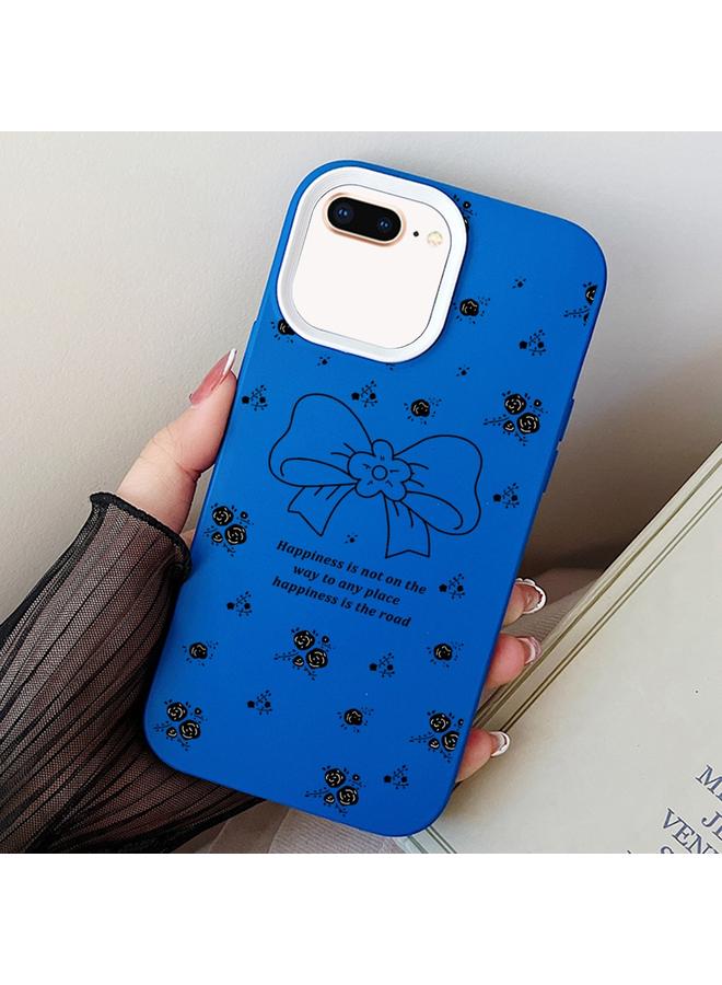 اس-توب جراب لهاتف iPhone 7 Plus / 8 Plus جراب هاتف هجين من مادة TPU بتصميم فيونكة زهرية - Image 1