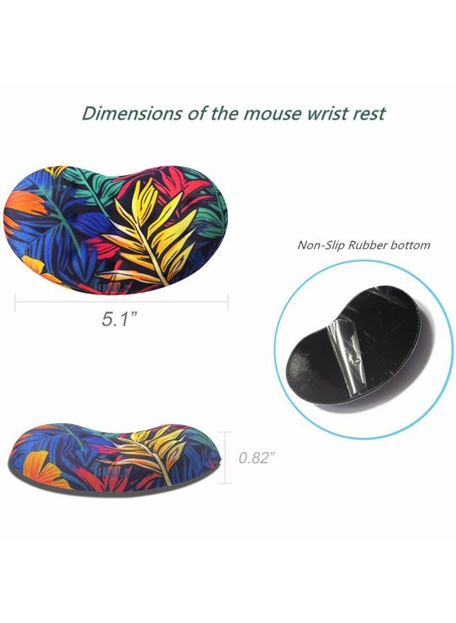 BRILA Mouse Wrist Rest - Ergonomic Memory Foam Wrist Support Pad for Laptop Computer Work and PC Gaming - Image 3