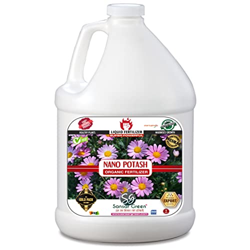 Sansar Green® Nano Potash Organic Liquid Fertilizer Essential for Overall Growth of Plants. (1000 ml) - Image 1