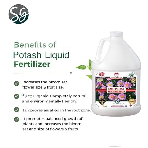 Sansar Green® Nano Potash Organic Liquid Fertilizer Essential for Overall Growth of Plants. (1000 ml) - Image 2