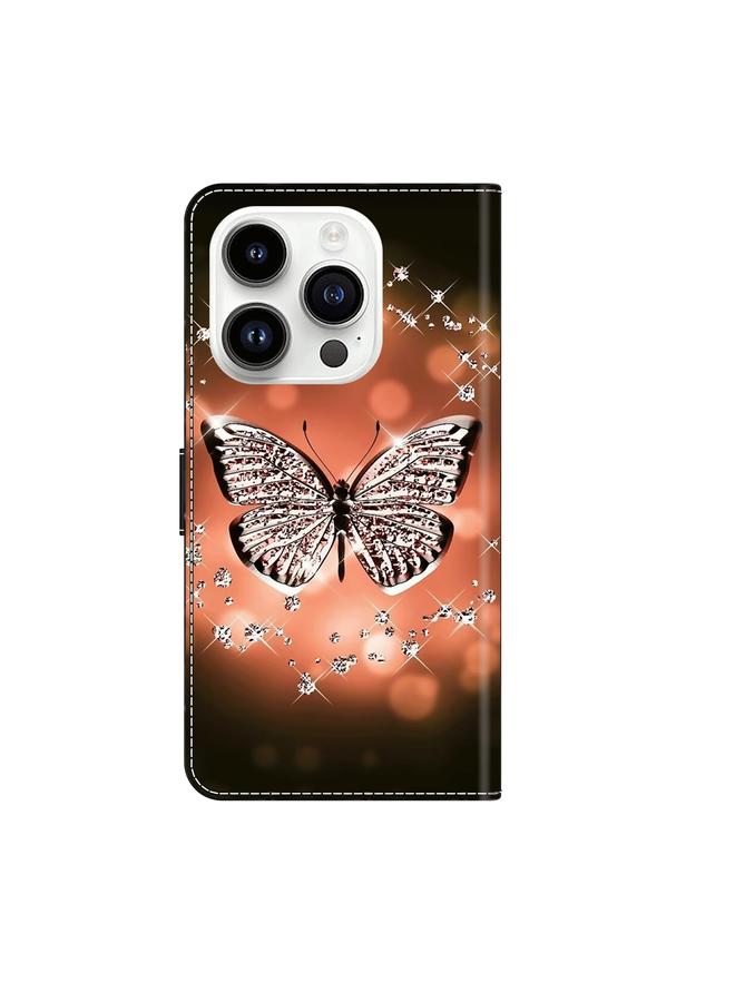 S-TOP Case For iPhone 15 Pro Crystal 3D Shockproof Protective Leather Phone Case - Image 3