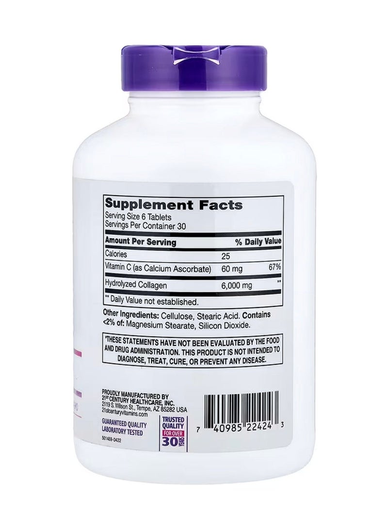 21st Century Super Collagen Plus Vitamin C 180 Tablets - Image 2