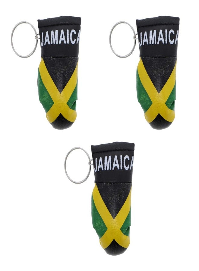 SandT Collection Jamaica Boxing Gloves Keychain - Set of 3 - Image 1