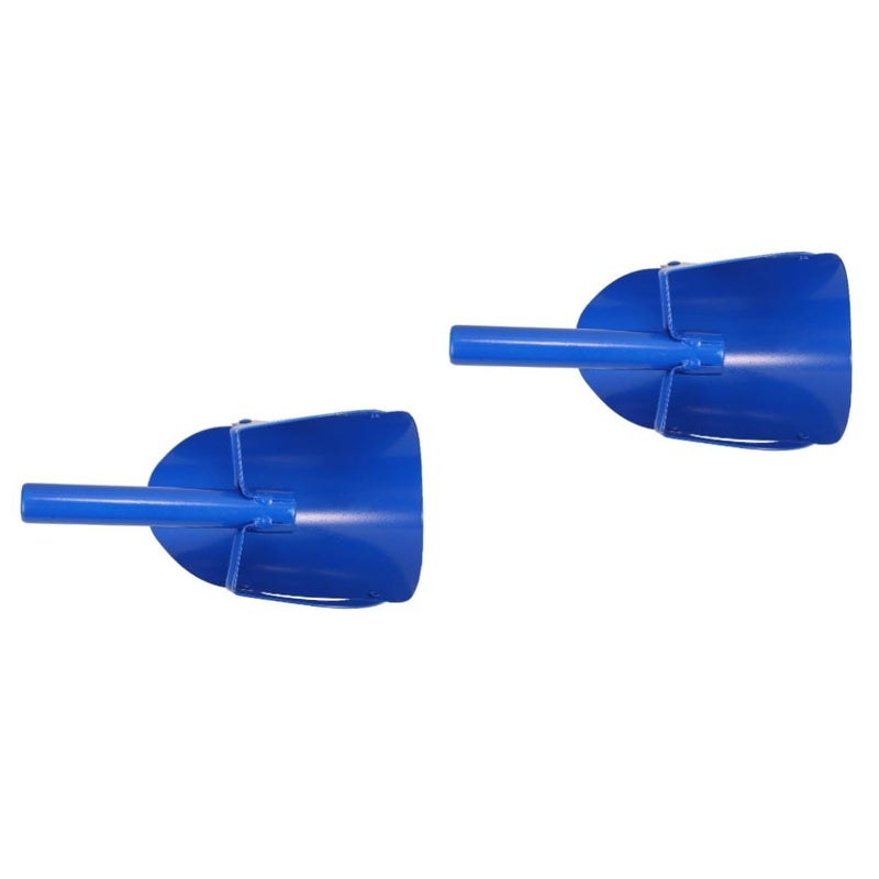 2 Pack Portable Carbon Steel Garden Shovel Multi Functional Hand Tool for Planting Soil Loosening and Weeding Ergonomic Design Reduces Hand Fatigue - Image 2