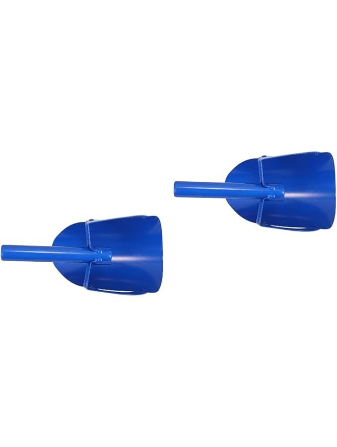 2 Pack Portable Carbon Steel Garden Shovel Multi Functional Hand Tool for Planting Soil Loosening and Weeding Ergonomic Design Reduces Hand Fatigue - Image 1