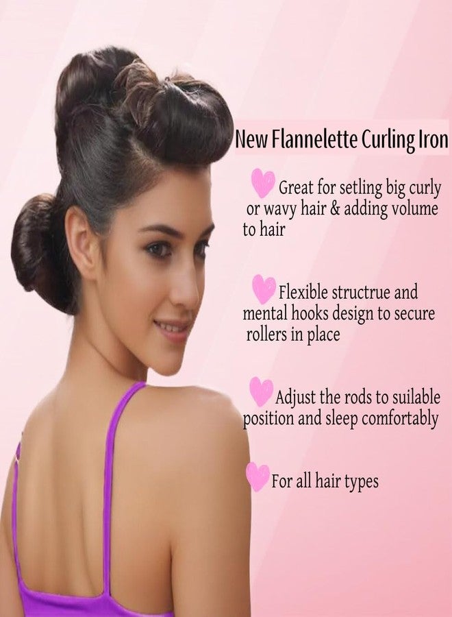 YiQiYi Heatless Hair Curler Sticks Rollers Foam Sponge to Sleep In No Heat Curling Rods for Blowout No Heat Overnight Sleeping Curls Styling Tools Soft DIY Wave Hair Long & Medium Hair 3PCS (Blue) - Image 3