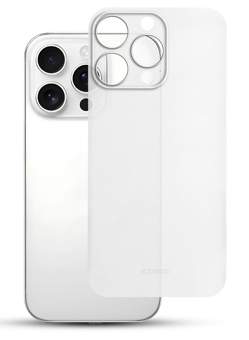 KZDOO ( for iPhone 15 Pro Max ) Ultra Thin Case Cover Air Skin Series Back Cover Sturdy Durable Case Drop Protection Cover - Transparent Clear - Image 2