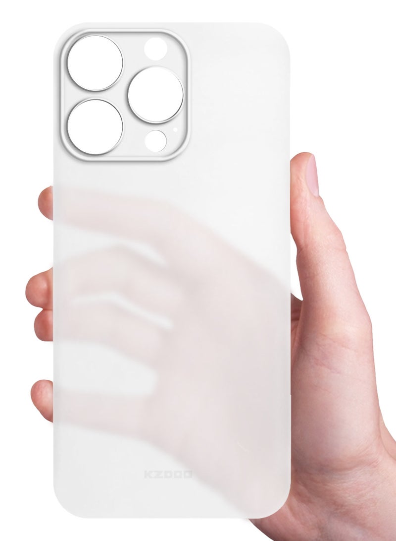 KZDOO ( for iPhone 15 Pro Max ) Ultra Thin Case Cover Air Skin Series Back Cover Sturdy Durable Case Drop Protection Cover - Transparent Clear - Image 4
