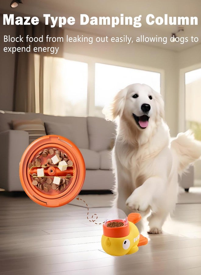Motiilanco Interactive Dog Puzzle Toys Treat Dispenser Dog Toys, Duck Shape Slow Feeder for Small Medium Dogs Eenrichment Toys, Promotes IQ Training Reduces Bloating Anti Gulping for Dogs and Cats - Image 3