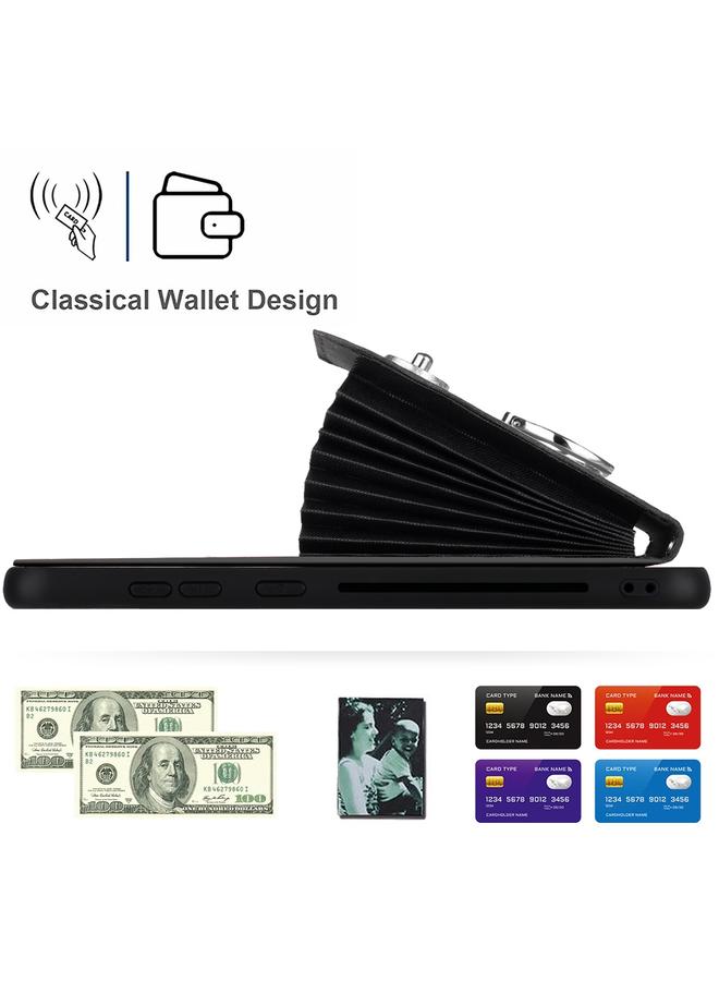 S-TOP Case For Samsung Galaxy S23+ 5G Organ Card Bag Ring Holder Phone Case with Long Lanyard - Image 3